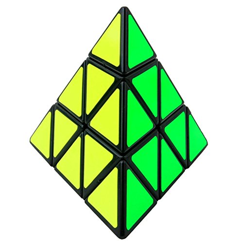 Preisvergleich Produktbild Coface Pyraminx Pyramid Speed Cube Puzzle Twist Spielzeug-Spiel Bildung Schwarz