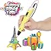 Produktbild OBEST NIU 3D Drucker Stift,3D Pen 3D Stift 3D Stereoscopic Printing Pen Set mit LCD Bildschirm,PLA Filament,Intelligente Temperaturregelung für Kinder Drawing Freihand 3D Zeichnungen (hohe Temperatur)
