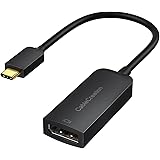 CableCreation USB C to DisplayPort Adapter 8K@30Hz/4K@144Hz, Thunderbolt 3/4 Type C Male to DisplayPort Female Adapter for iP
