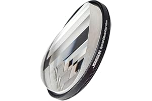 JONGSUN Prisma Lineal Filtro Efectos Especiales 77mm FX Vidrio Deslumbramiento Película Pantalla Ancha Anamórfica DSLR Video Fotografía Accesorios Cámara (Linear Prism)