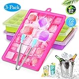 ❄❄ 100% Garantie-Garantie -- Unsere Silikon Eiswürfelform-Materialien sind zertifiziert und verfügen über ein international anerkanntes SGS-Sicherheitszertifikat.Es ist BPA-frei. Da die Eiswürfelform aus lebensmittelechtem Silikon besteht, entsteht ein leichter Geruch. das ist normal. Stellen Sie es für 1-2 Tage an einem belüfteten Ort oder Sie es eine Weile mit heißem Wasser aus, dann verschwindet das Gas. Bei Problemen mit CAVN Ice Cube Moulds wenden Sie sich bitte per Amazon-Nachricht an uns.