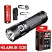Produktbild Klarus G20 3000LM Dual-Switch Mini Suche leichte IPX-8 wasserdicht (2m) Outdoor-LED-Taschenlampe CREE XHP70 N4 LED Super hellen Flutlicht unzerstörbar Taschenlampe mit Akku 5000mAh Akku 26650 Holster Schlüsselband USB-Ladekabel