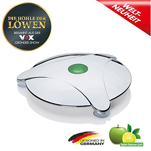 Preisvergleich Produktbild Abfluss-Fee Verschlussstopfen Dusche 5-tlg. weiß / Chrom