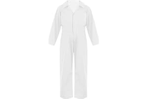 TTAO Barn arbetsoverall blåman skyddsoverall jumpsuit andas vår höst junior rallykombi fritidsoverall storlek 110–176