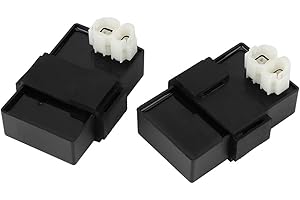 BEDIFFER Módulo CDI ,2 Piezas de Encendido ABS CDI ,Encendedor de Caja CDI Apto para XL 600 V Transalp MS8 1989 1996 Y XRV 650 Africa Twin 1988 1990