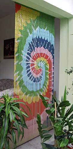 Bambustürvorhang Bambusvorhang Türvorhang "Rainbow" ca. 90x200cm