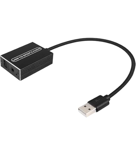 Adattatore Cubilux Da USB C A SPDIF Toslink: Con Ricarica PD, 192 KHz/24 Bit, Per Chromecast Gen 3 E IPad 10 - 6
