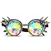 Produktbild DAY.LIN Ray Ban Sonnenbrille Damen Kaleidoskop Bunte Gläser Rave Festival Party EDM Sonnenbrille Beugungslinse (Mehrfarbig)