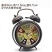 Produktbild Cunclock Continental Retro Kreative kleine Glocke Startseite Einrichtung Mute Wecker Desktop Clock Wecker Bett Schlafzimmer Wohnzimmer digitaler Wecker mit gemalten Ring Retro Farbe