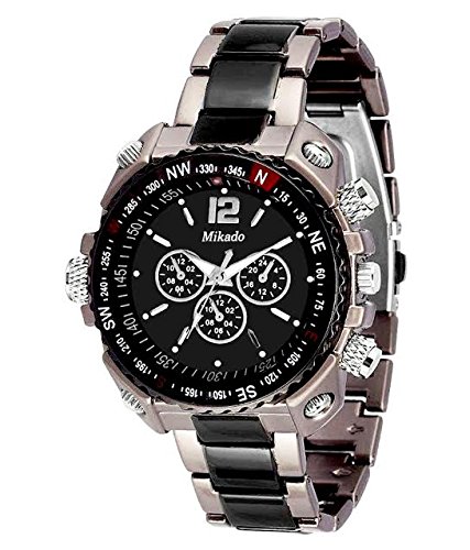 Mikado Analogue Black Dial Mens Watch -Rs2 RS.429 (88.00% Off) - Amazon