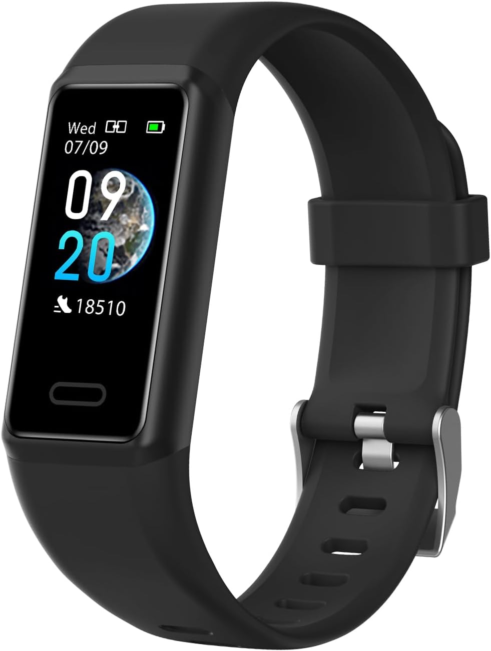 Cloudpoem Fitness Watch with Heart Rate,Sleep Monitor,Step Counter,Calorie Counter,IP68 Waterproof Fitness Tracker with Pedometer for Women Men,SMS/SNS/Call Notification for Android iOS Smartphones