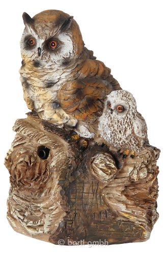 Preisvergleich Produktbild Bewegungsmelder Eule mit Küken