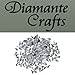 200 x 4mm Clear Teardrops Diamante Loose Flat Back Rhinestone Body Gems - created exclusively for Diamante Crafts