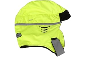 Scott Zero Hood Winter Liner Hi Vis Yellow, Thermal Safety Helmet Liner