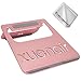 Price comparison product image First2savvv pink Luxury Portable Aluminum Dock Laptop Desktop Radiating Holder Stand Heat Dissipation for MacBook Air/ Pro 11 -17 Inches Laptops laptop notebook(ACER SONY ASUS HP LENOVO TOSHIBA Laptops) JS-DNPB-02