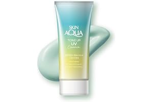 Skin Aqua Rohto Sunscreen Tone Up UV Essence 80g SPF50+/PA+++++ - Mint Green..