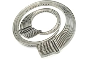 TEMPROAD 24x CV Boot Clamp Stainless Steel Universal Adjustable Drive Shaft CV Boot Clamp,12 Pcs Small & 12 Pcs Large