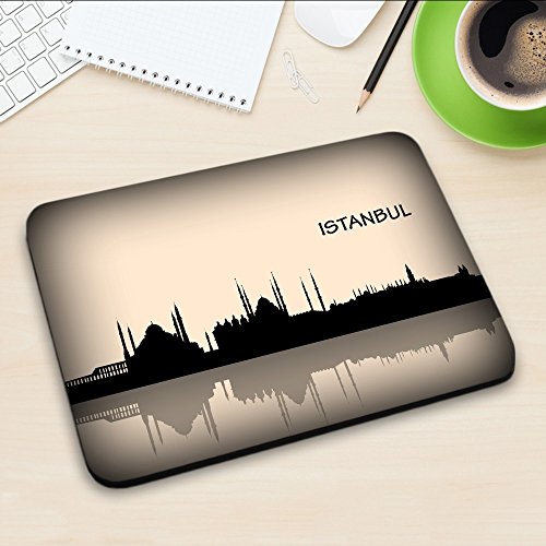 Voyage Istanbul, Turkey, Mousepad Anti Rutsch Unterseite für Optimalen Halt Kompatibel mit allen Maustypen (Kugel, Optisch, Laser) Ideal für Gamer und für Grafikdesigner. - 3