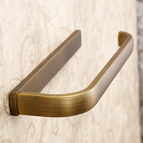 Weare Home Einfach Vintage Retro Bronze Badezimmer Zubehör Handtuchhalter Handtuchring extra Stark Wandhalterung Wandmontag bohren - 4