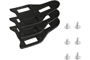 HOUSON Cleat Spacer - Set di distanziatori per bicicletta, 1 adattatore da 1 mm, 2 distanziatori da 2 mm per Speed-sl Look KEO Cleats
