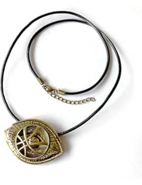 Dr Strange Halskette Auge von Agamotto, leuchtet im Dunkeln, Fanartikel Doctor Strange