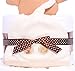 Organic 2 Tier Baby Nappy Cake - Unisex, eco-friendly baby hamper gift - FAST & FREE DELIVERY!