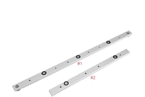 GREENSEN Drążek ukośny 300 mm, piła stołowa, piła tarczowa ze stopu aluminium, piła stołowa, drążek pomiarowy, narzędzie do obróbki drewna, trwały w użyciu, szablon do ukosowania i drążek przyrządowy