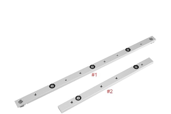 Geringstång 300 mm, bordsstång bordssåg vinkelstopp av aluminiumlegering bordssåg, mätstång, träbearbetningsverktyg, hållbar i användning, geringmätare och riktstång