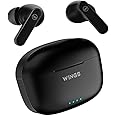 Wings Flobuds 400 Made In India High Fidelity Lifestyle Earbuds,Wireless Bluetooth 5.3,50 Hrs Playtime With 10 Hours Earbuds Playtime,Best Earbuds With Smart Enc,Low Latency 40Ms,Touch Controls-In Ear