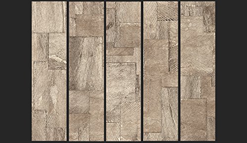 PURO TAPETE | Realistische Tapete ohne Rapport und Versatz | Kein sich wiederholendes Muster | 10m VLIES Tapetenrolle | Holz f-A-0375-j-a - 2