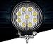 Produktbild QXXZ 4 Zoll 27W Rundes LED-Arbeits-Licht 12V 24V Für Berufs-Treibende Lampe des Motorrad-Boots-Auto-Traktor-LKW SUV ATV Nicht Für Den Straßenverkehr LED,12V