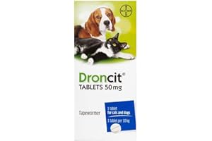 SMITHS HEALTH LTD Bayer - Droncit Dog & Cat Tapeworm x 20 Tablets