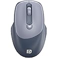 Portronics Toad 7 Wireless Mouse, Bluetooth 5.3V & 2.4 GHz Wireless, Adjust Sensitivity Upto 3200 DPI, Rechargeable Built in Battery(Grey)
