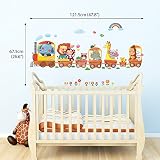 Decowall DA-1406A Tierzüge Wandsticker Wandaufkleber Wandtattoo Kinderzimmer - 2