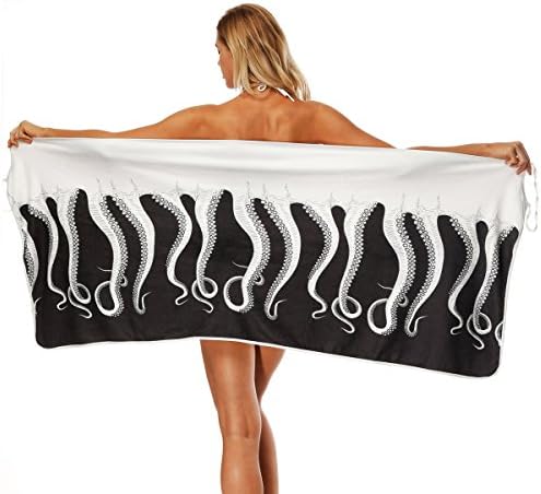 Charmley Women's Bikini Skirt 3D Printed Swim Towel Beach Wrap One Size Cover up Swim Sarong