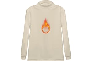 FP DE POWER FLOWER Mädchen Langarm Thermo-Top Thermounterwäsche mit Stehkragen Weiche Fleece-gefütterte Basisschicht