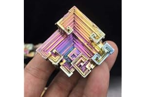 PRECIOUS & VALUABLE METALS / Cristallo di bismuto di 30 - 40 grammi e 3,5 - 4,5 centimetri.