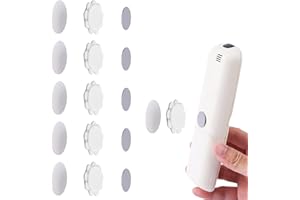 KINBOM 6 Stück Fernbedienungshalter Wand, Sonnenblume Geformt Magnetischer Montierte Telefonhalter Selbstklebender Stifthalter Lochfreie Medienspeicherbehälter für Telefonfernbedienungsstift (Weiß)