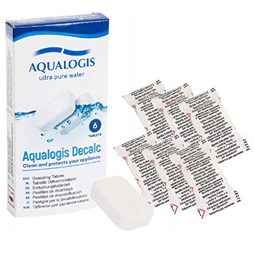 aqualogis descalcificador pastillas antical para cafeteras cápsula, sobre máquinas de café, espresso Bean a taza máquina de café