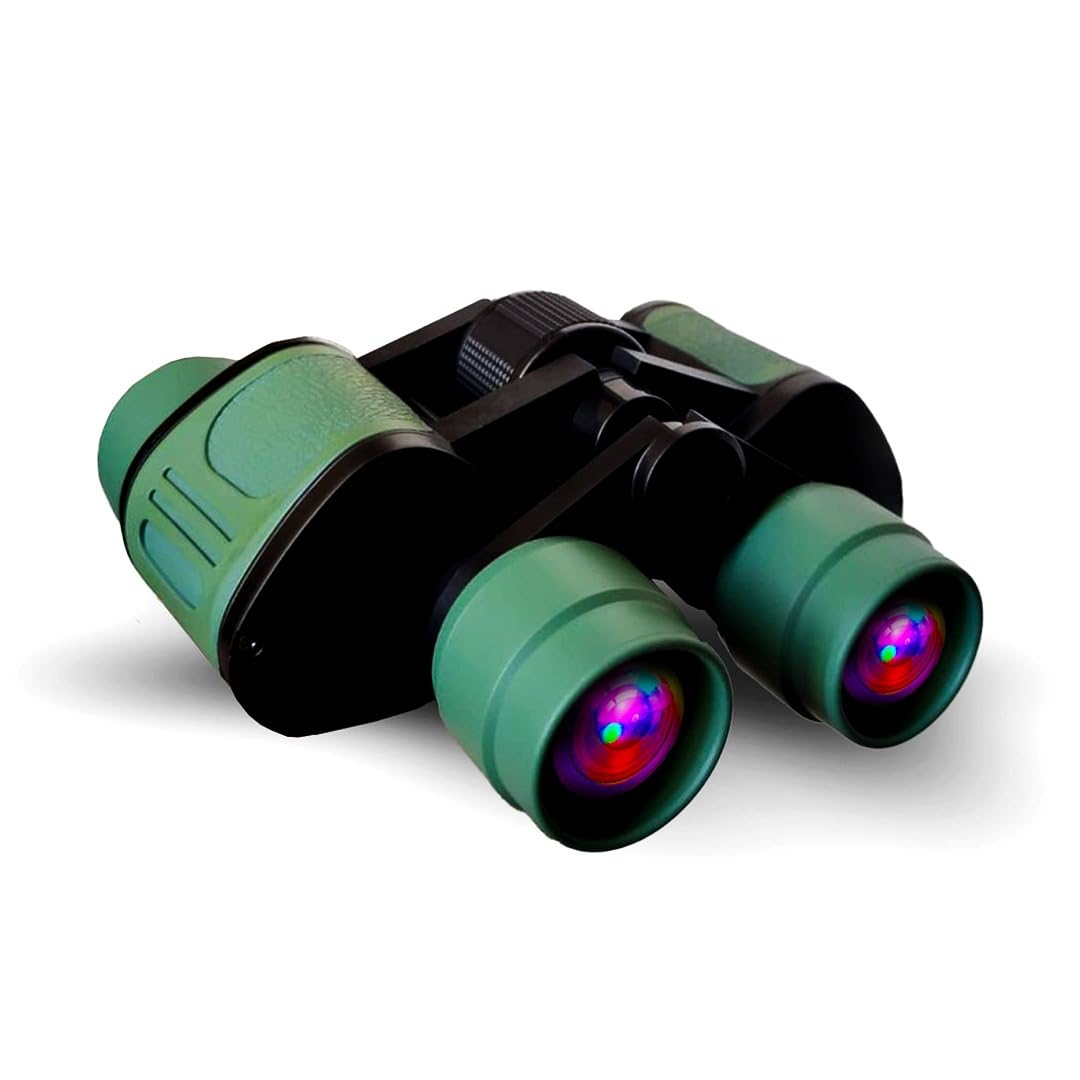 Dyazo Binoculars | Hd | Telescopic | Professional 8x40 | Powerful | Long Distance Bird Watching, Incudes Binocular Soft Carrying Case (Green)