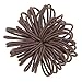 50 Quality Thick Endless Snag Free Hair Band Elastics Bobbles Bands Ponios (Light Brown)