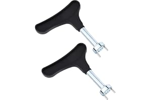 Gosknor 2 uds Llave Tacos Zapato de Golf, Multifunción Herramienta para Quitar Clavos Zapatos de Golf Llave Ajuste Calas Universal Herramienta Reemplazo Clavos para Zapatos Duradera y de Fácil Agarre