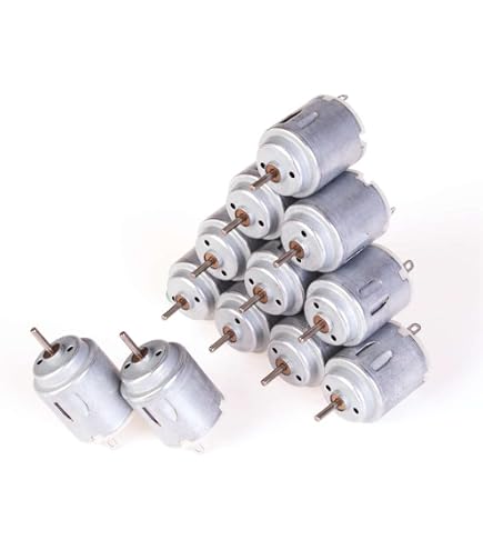 2 Stück 385 Mikromotor DC 12V – 10000 U/min, 2,3 Mm Welle, Für DIY, Spielzeug & Modellbau