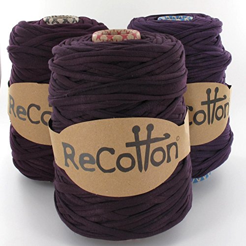 Next ReCotton 500 Stoffgarn Textilgarn Jerseygarn uni Farbe bordeaux