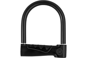 EYPINS Candado en forma de U para motocicleta, 19 mm, resistente, 110 dB, bloqueo en U, antirrobo, impermeable, para scooter, motocicleta, bicicleta eléctrica, color negro