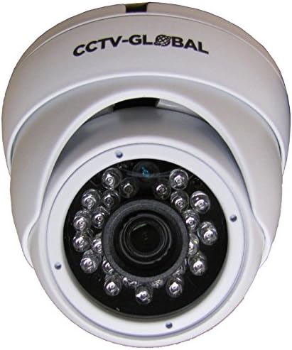 1080P WHITE HD TVI AHD CVI ANALOGUE CCTV DOME CAMERA 3.6mm FIXED LENS 20m IR