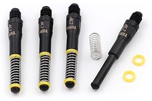 CUESOUL TERO AK7 Dart Shafts Molla incorporata telescopica, Set di 4 Pezzi