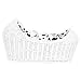Isabella Alicia Born To Be Wild Cow Izzy Pod Moses Basket (White)