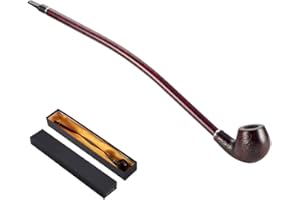 LAOYE LUWANZ Churchwarden Long Smoking Pipes Set Long Handle Tobacco Pipe Wood Cigar Pipe
