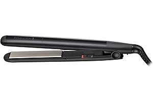Remington Slim Hair Straightener with Ceramic coating - 110mm floating plates, 215°C, Fast 30 second heat up, Worldwide voltage for travel, Auto shut off, S1370